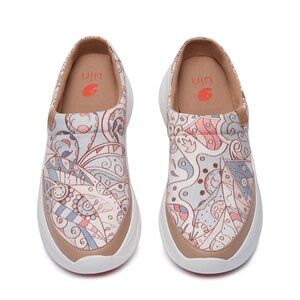 NWT UIN Women’s Comfortable Wide Toe Shoes/ Spring-Gray/US9.5